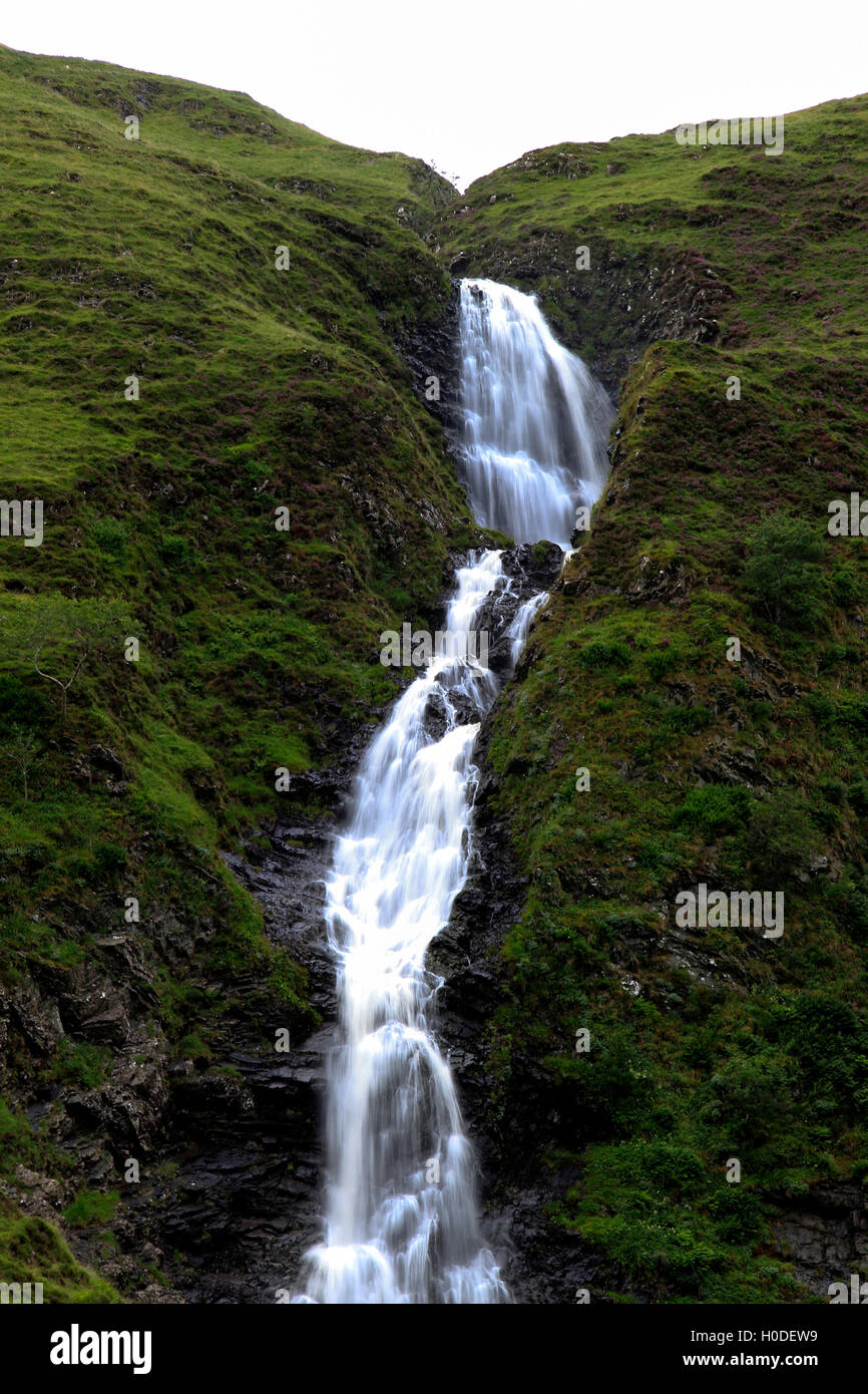 Grey Mare’s Tail waterfall, near Moffat, Scottish Borders, Scotland, UK Stock Photo