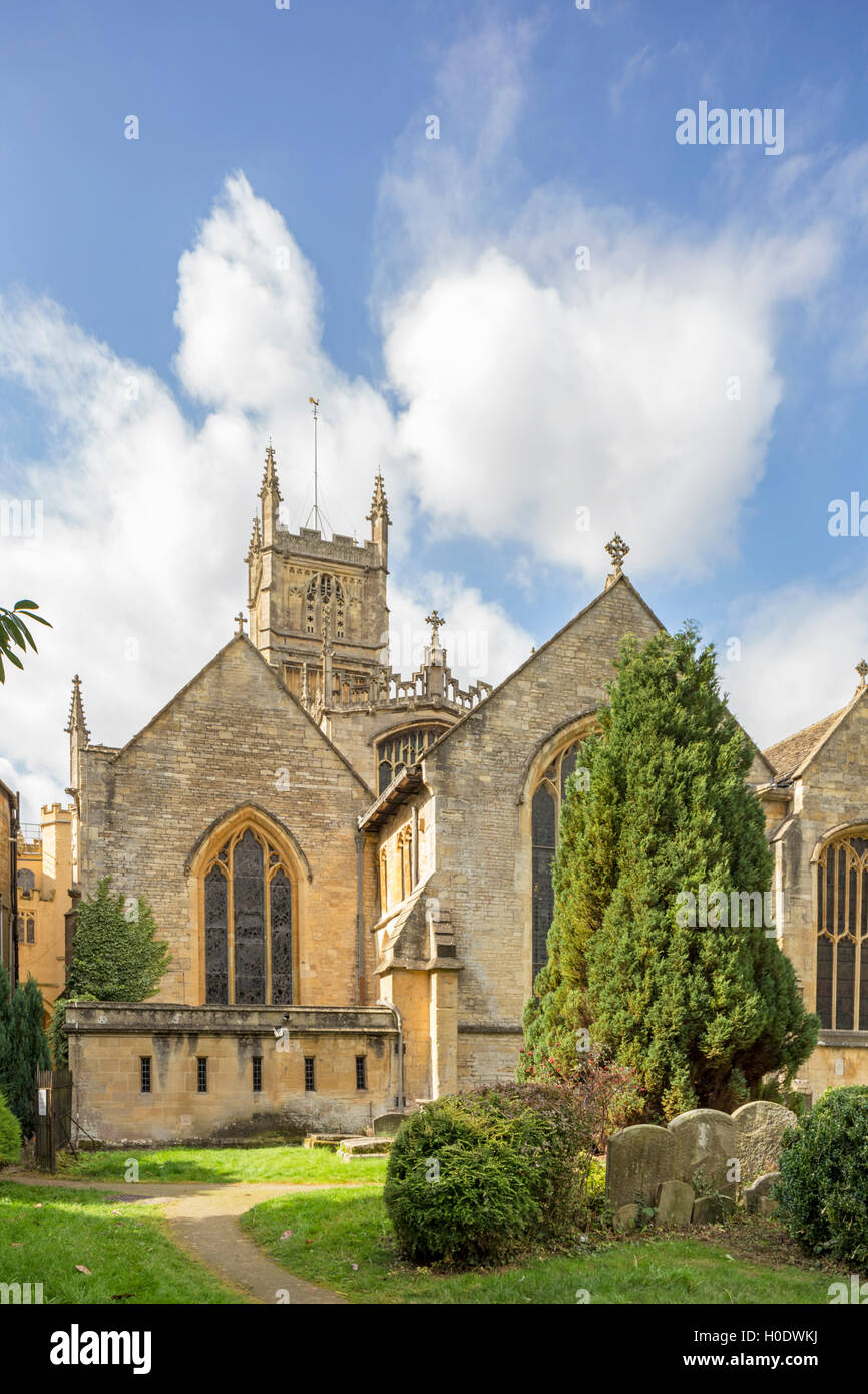 Church of St. John the Baptist, Cirencester, Gloucestershire, England, UK Stock Photo