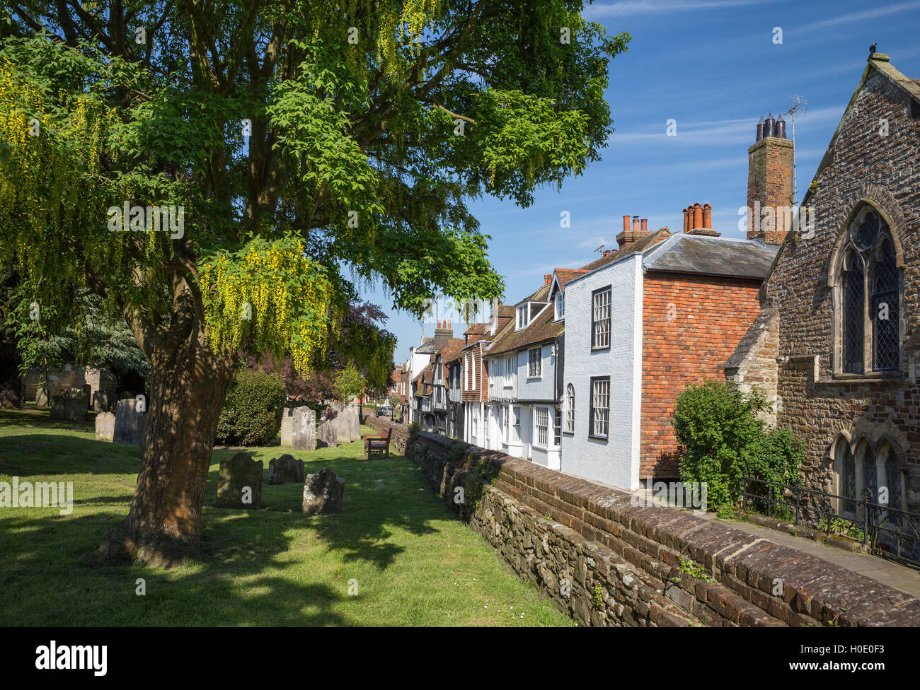 Church Square in Rye. Rye, East Sussex, England, UK Stock Photo