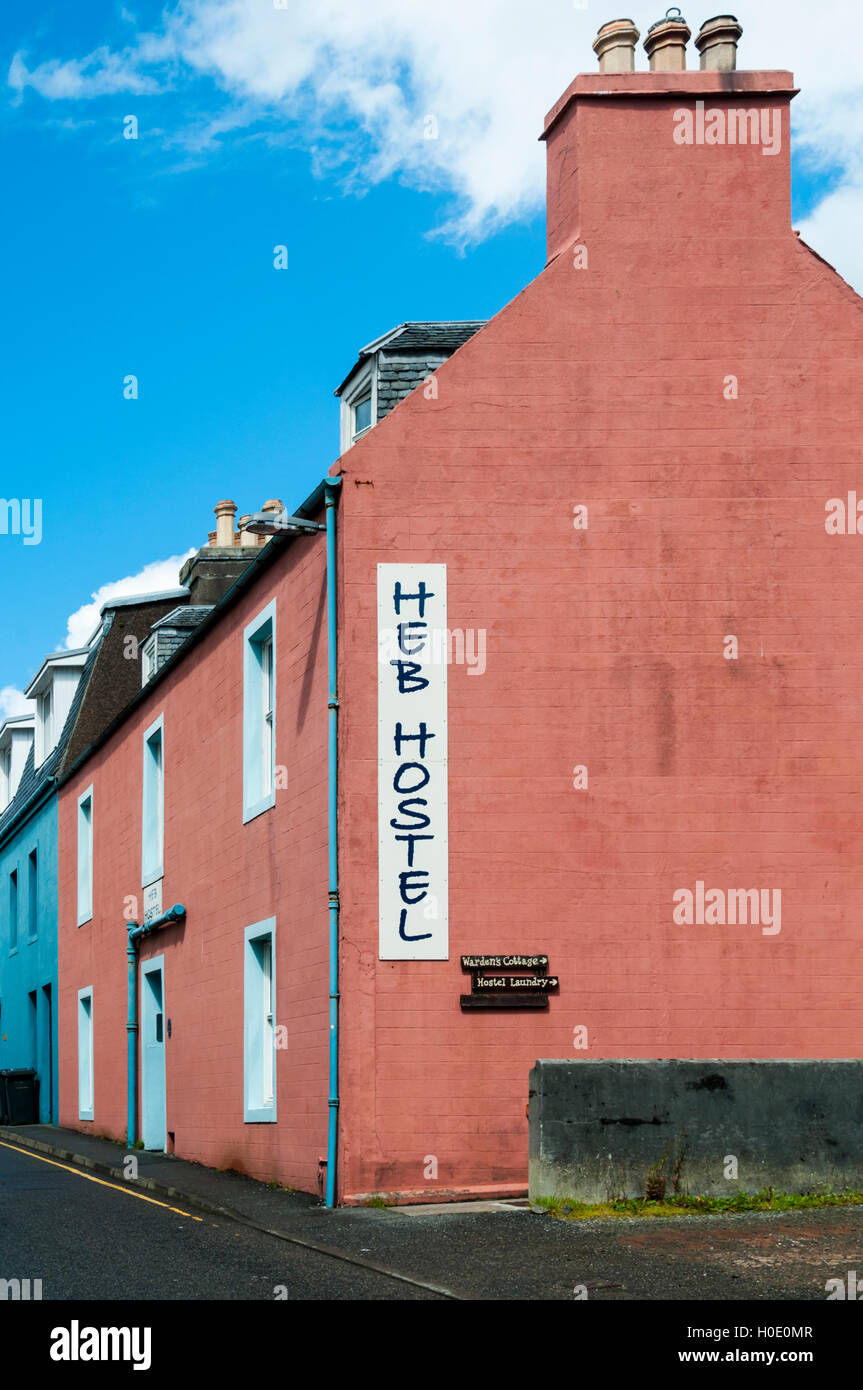 Heb Hostel in Stornoway is an independent backpackers' hostel. Stock Photo