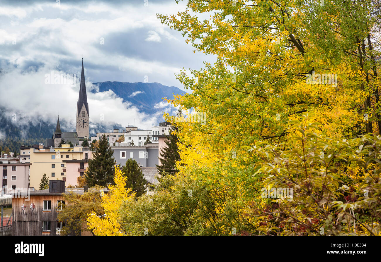 Davos Szwajcaria Stock Photo Alamy