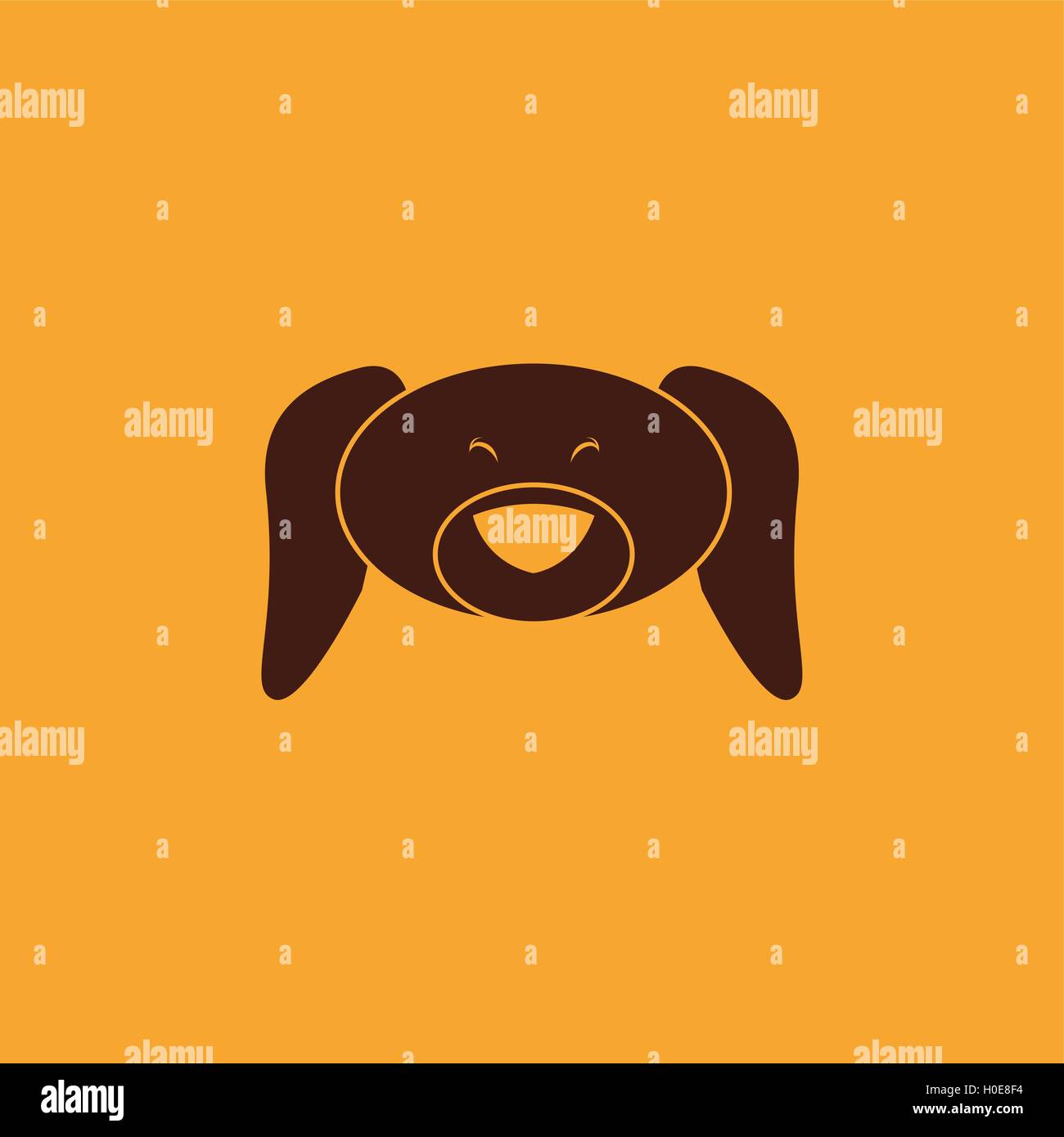 Cute dog Face Stock Vector Image & Art - Alamy