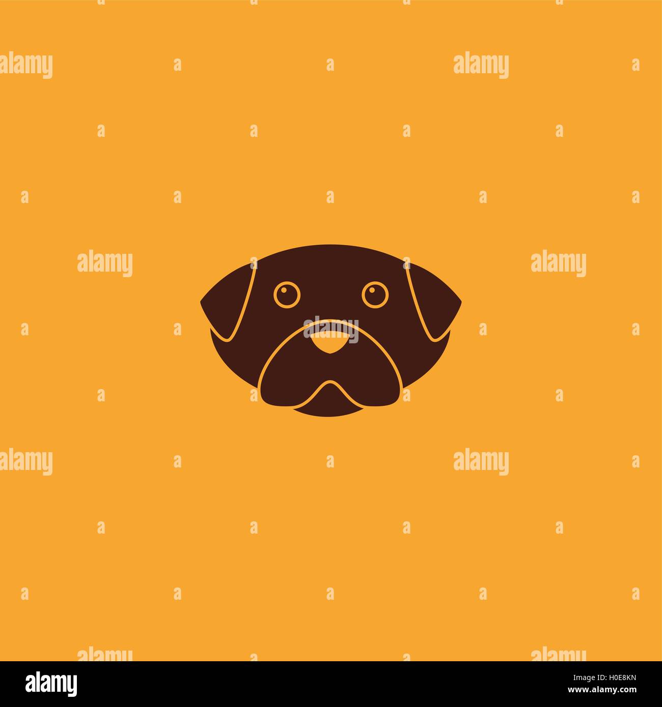 Cute dog Face Stock Vector Image & Art - Alamy