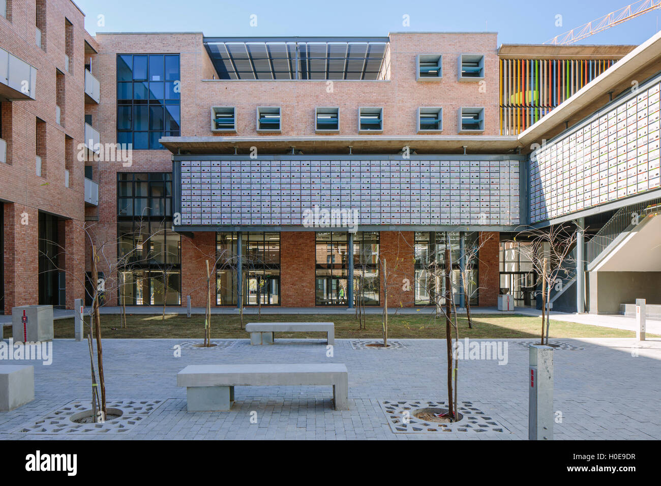 Semipublic square. Sol Plaatjie University, C002, Kimberley, South