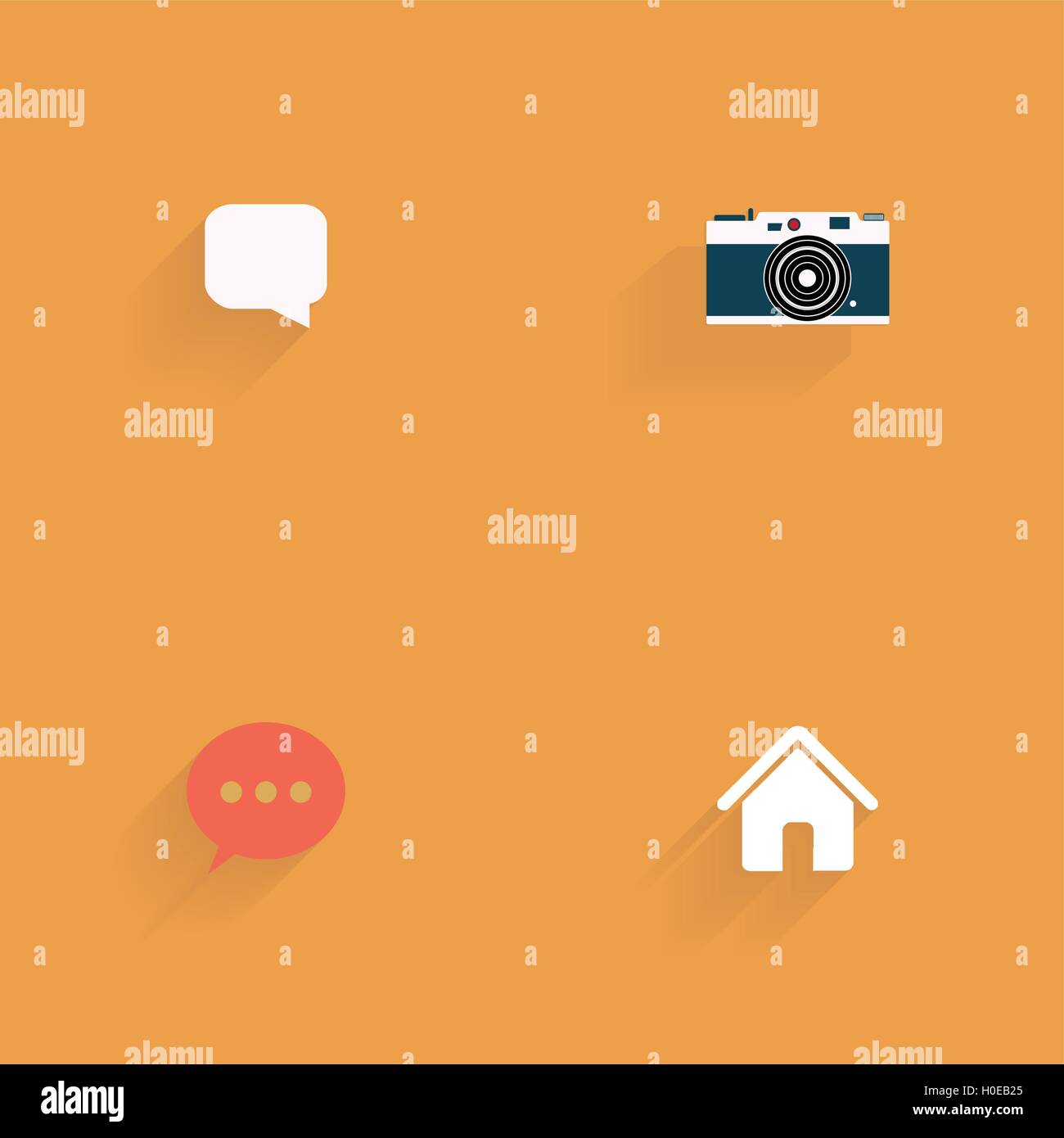 Social Media Objects Stock Vector Image & Art Alamy