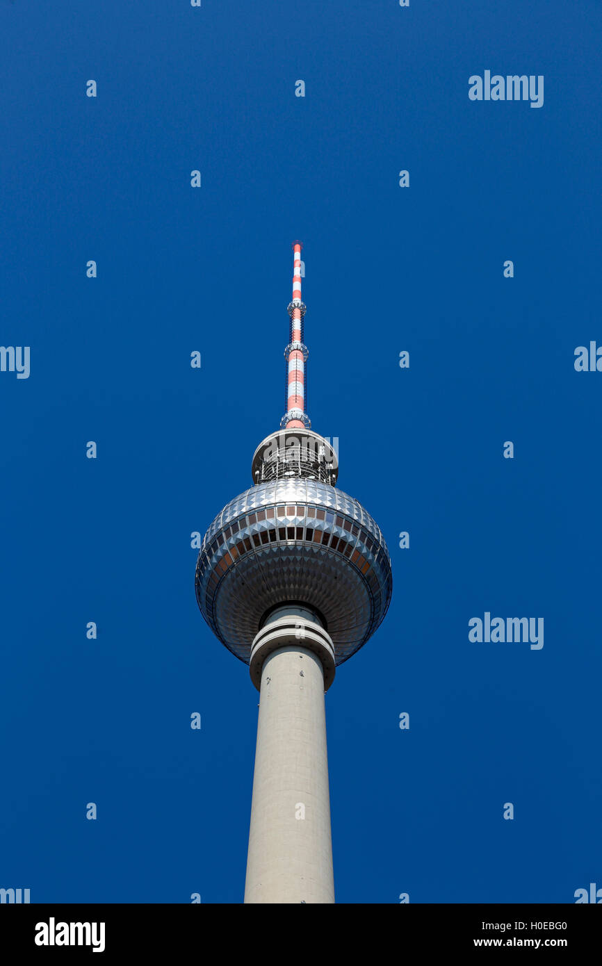 Berlin Television Tower Stock Photo