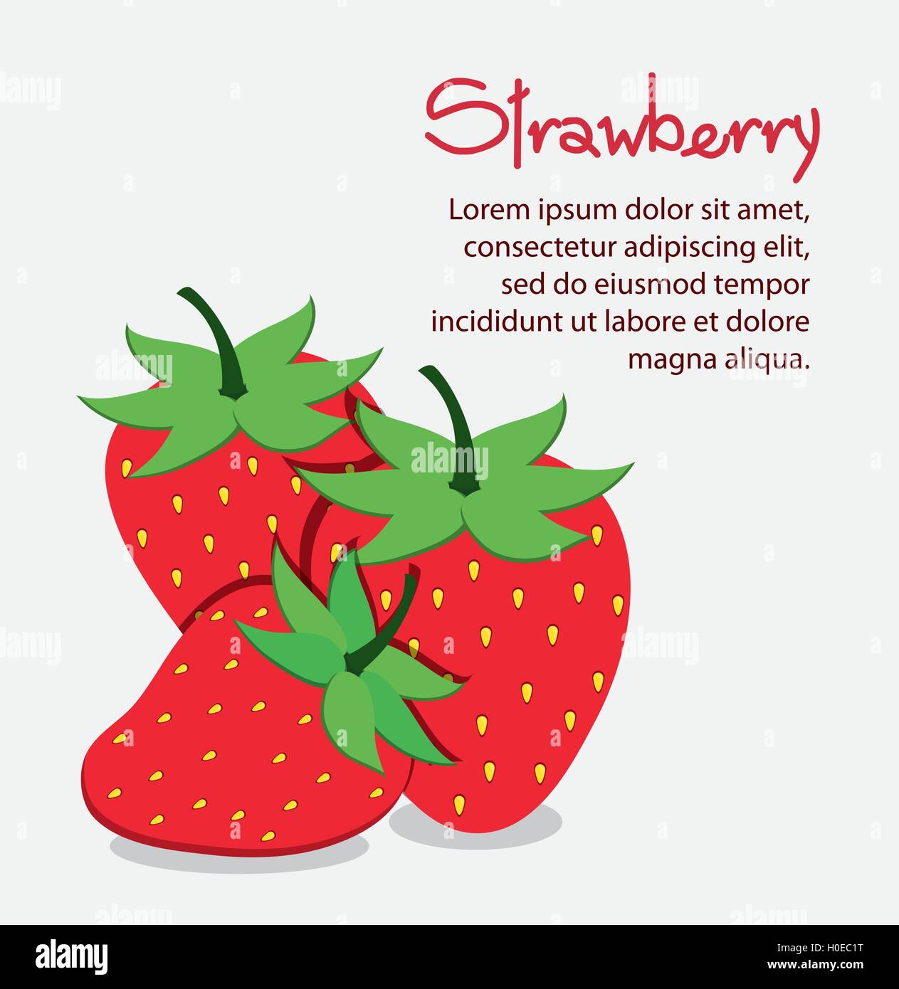 Strawberry fruit design Stock Vector Image & Art - Alamy
