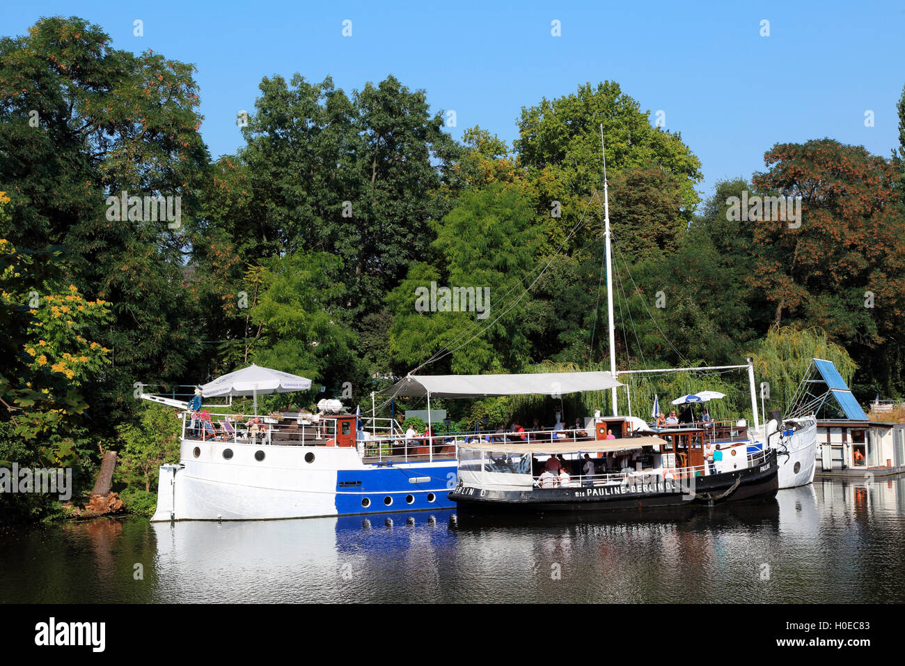 Landwehrkanal am Charlottenburger Gate Stock Photo