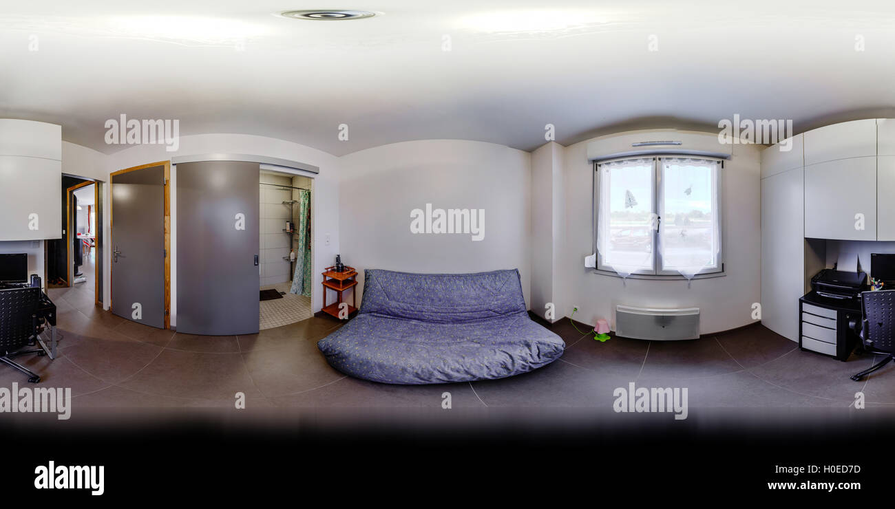 Home Interior In Panoramic 360 High Resolution Stock Photography And Images Alamy