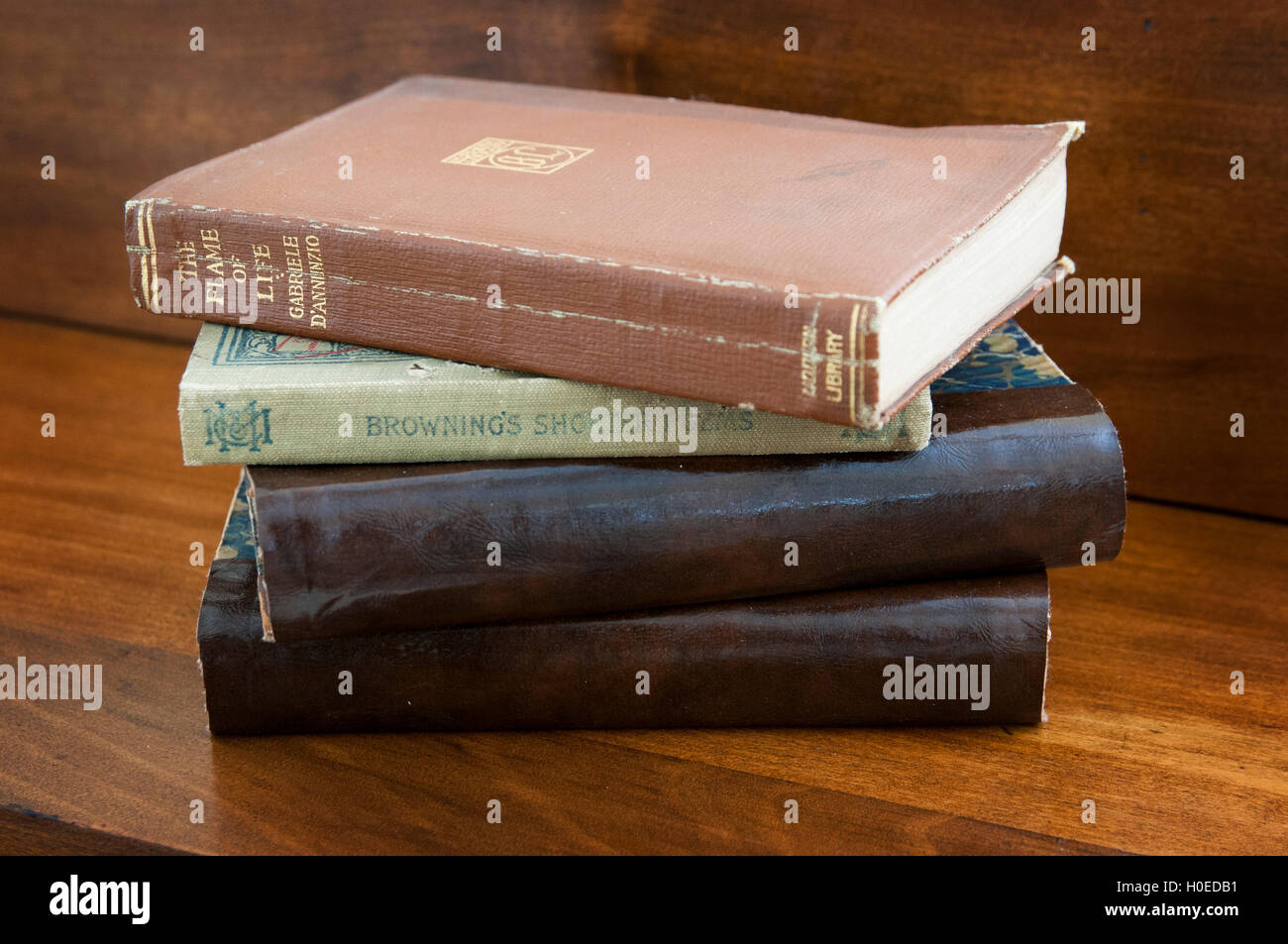 Antique books. Stock Photo