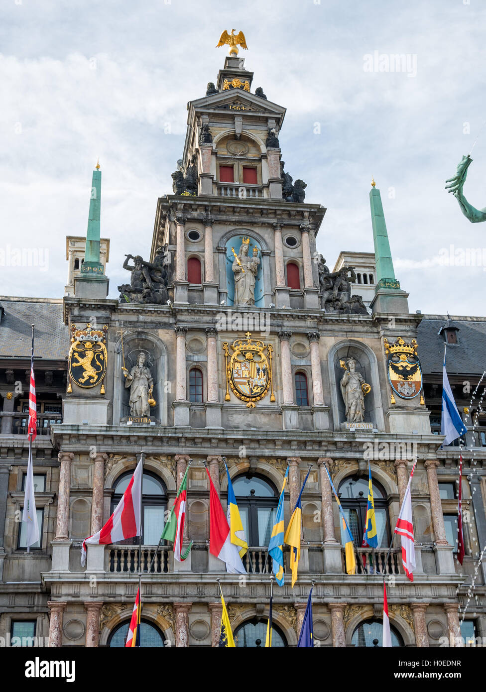 Town Hall, Antwerp Stock Photo Alamy
