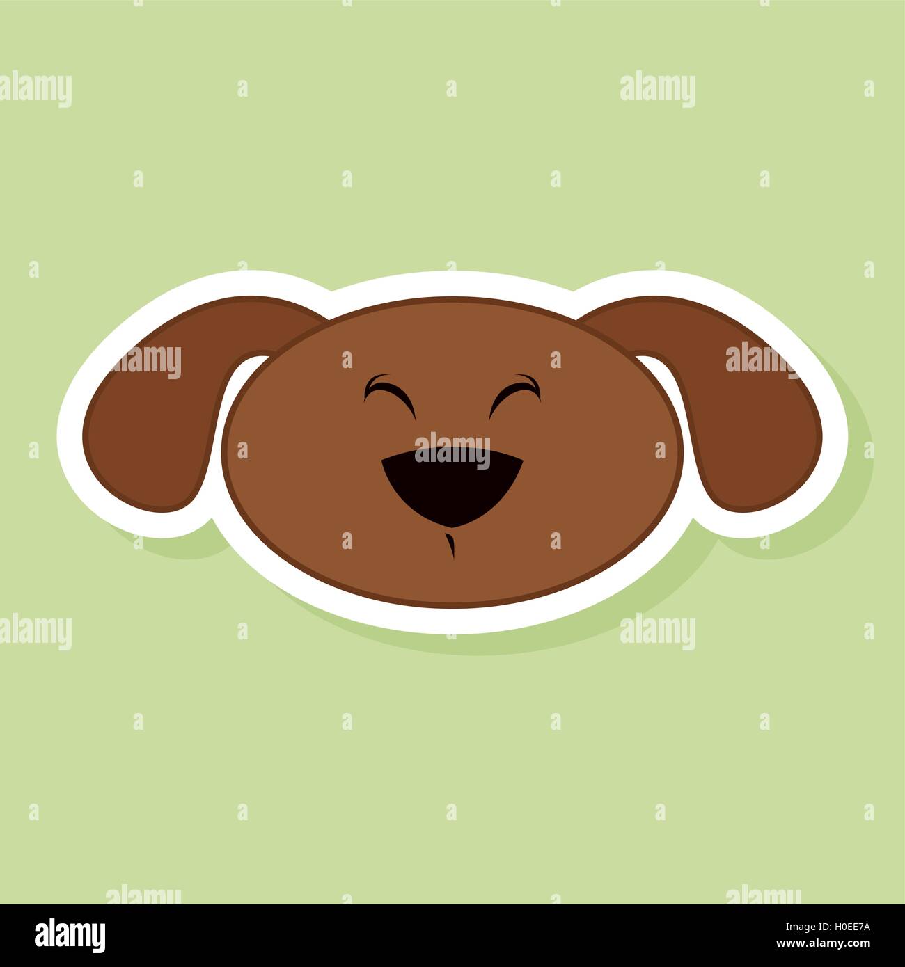 Cute dog Face Stock Vector Image & Art - Alamy