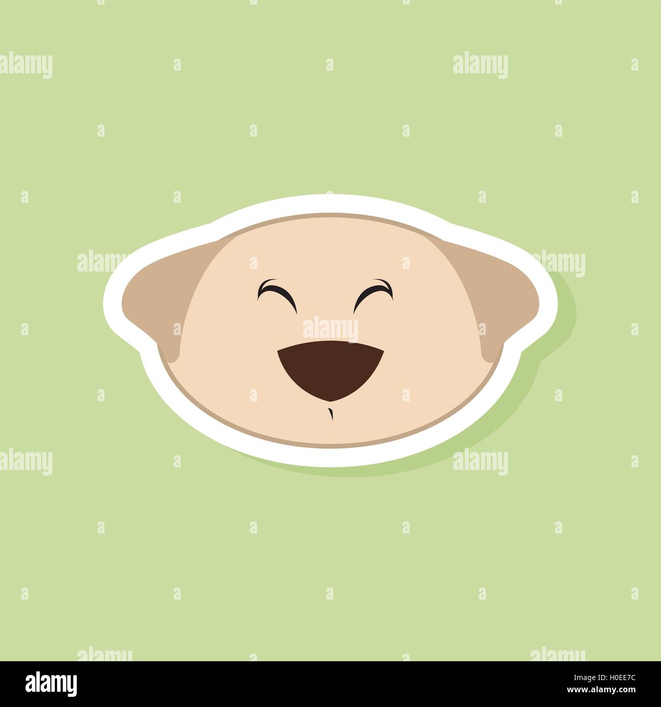Cute dog Face Stock Vector Image & Art - Alamy