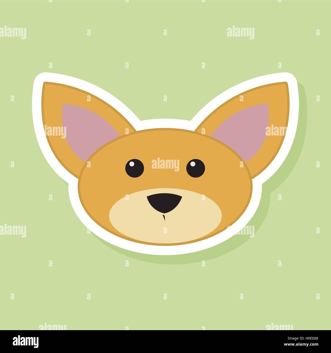 Cute dog Face Stock Vector Image & Art - Alamy