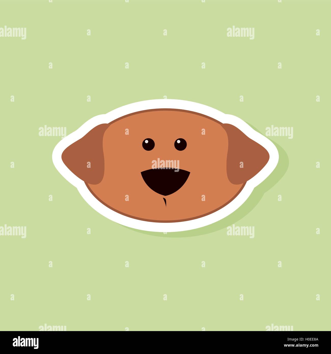 Cute dog Face Stock Vector Image & Art - Alamy