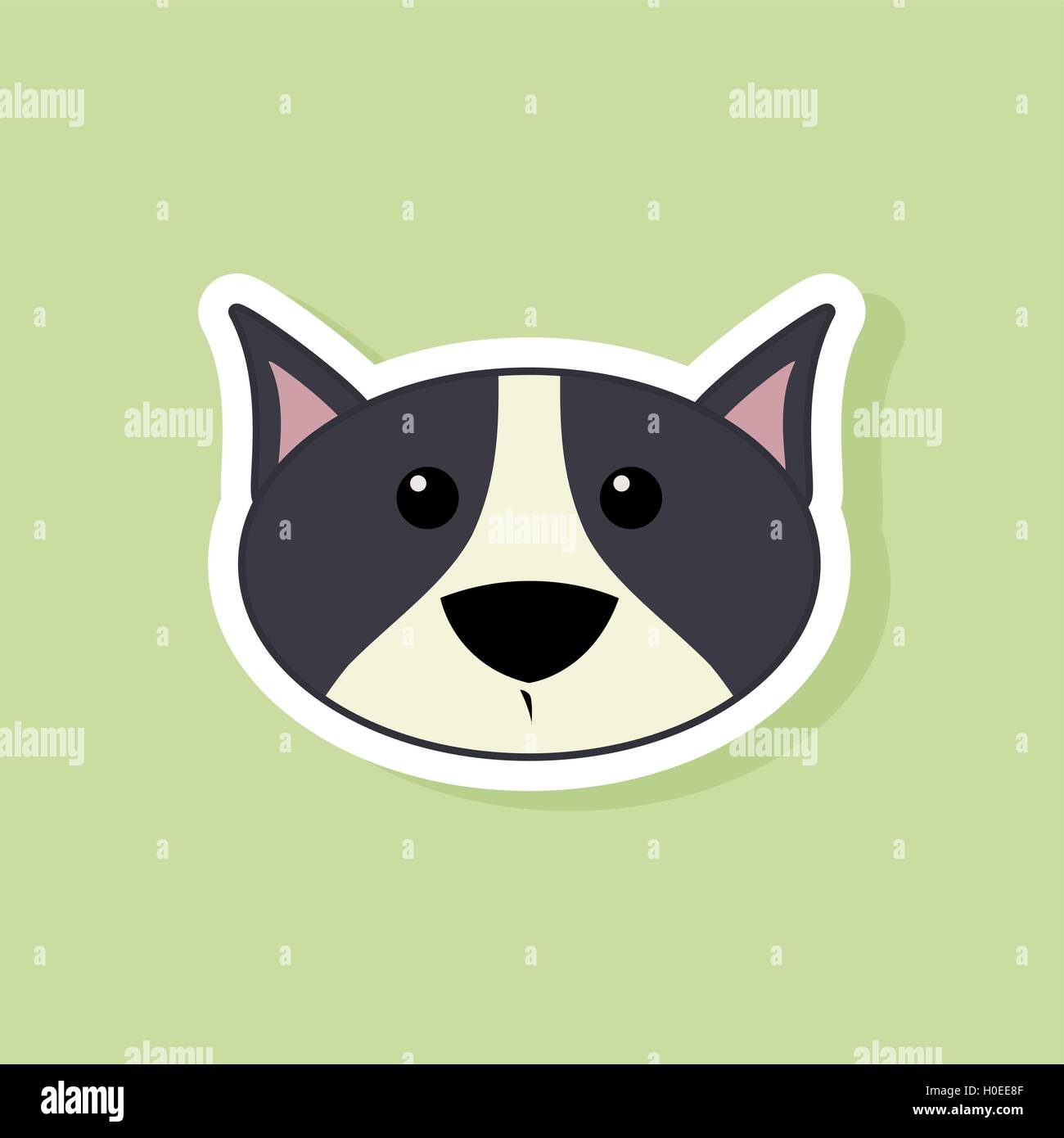 Cute dog Face Stock Vector Image & Art - Alamy