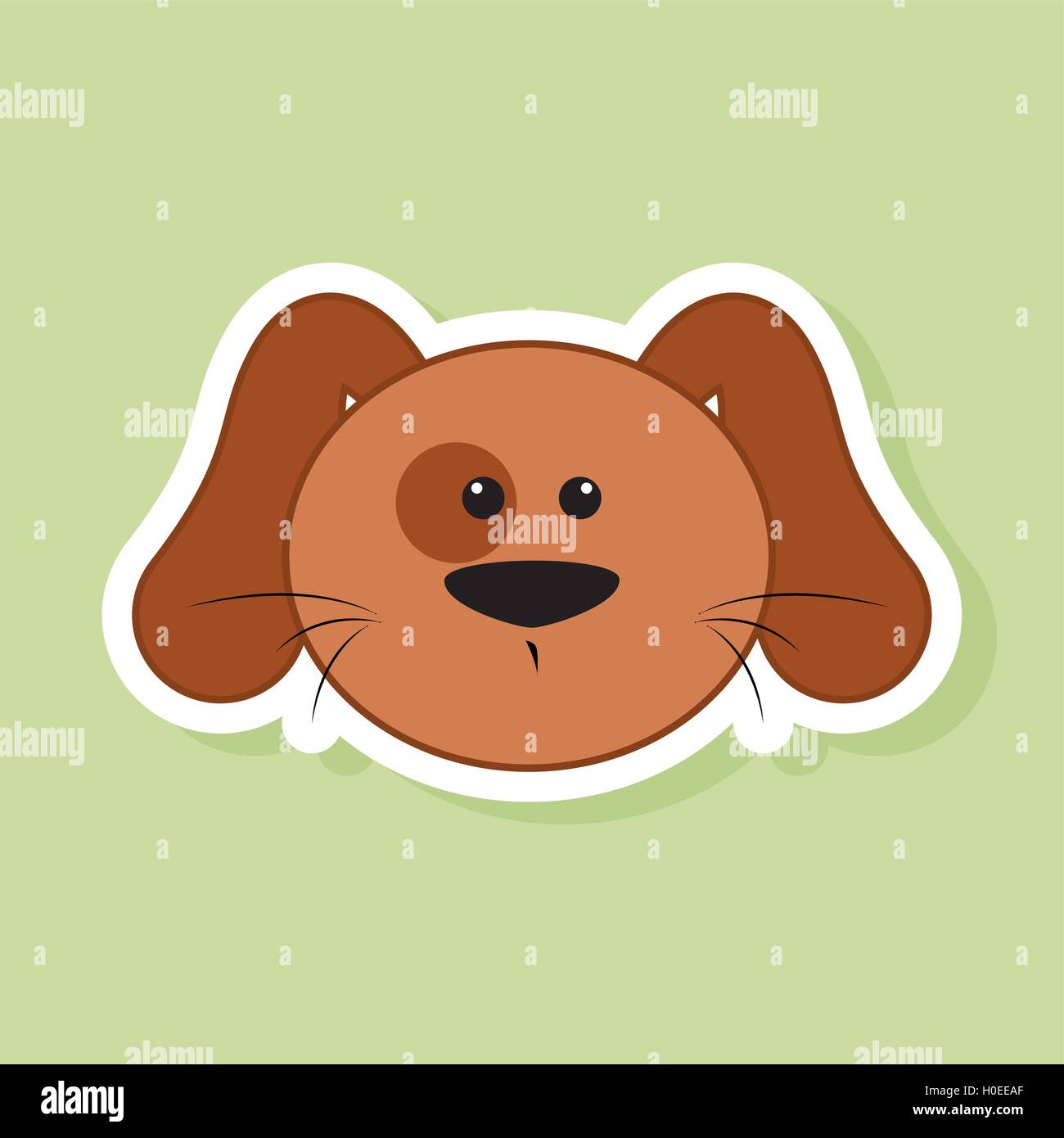 Cute dog Face Stock Vector Image & Art - Alamy