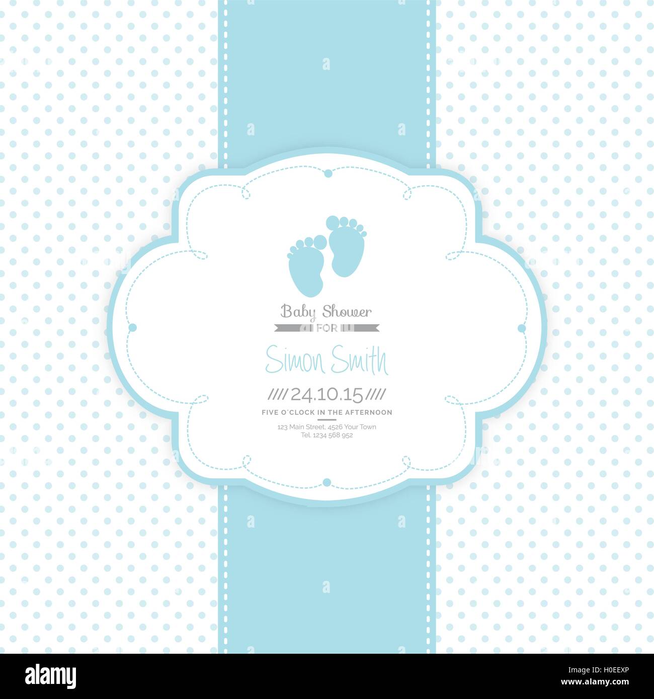 Baby Shower Background Stock Vector Image &amp; Art - Alamy