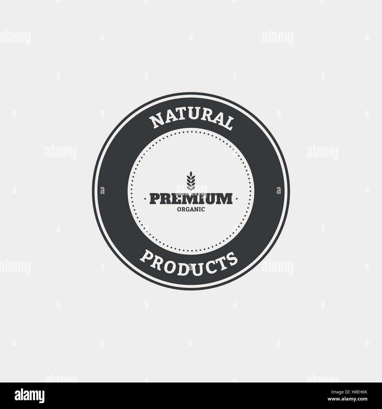 Organic food label Stock Vector Image & Art - Alamy