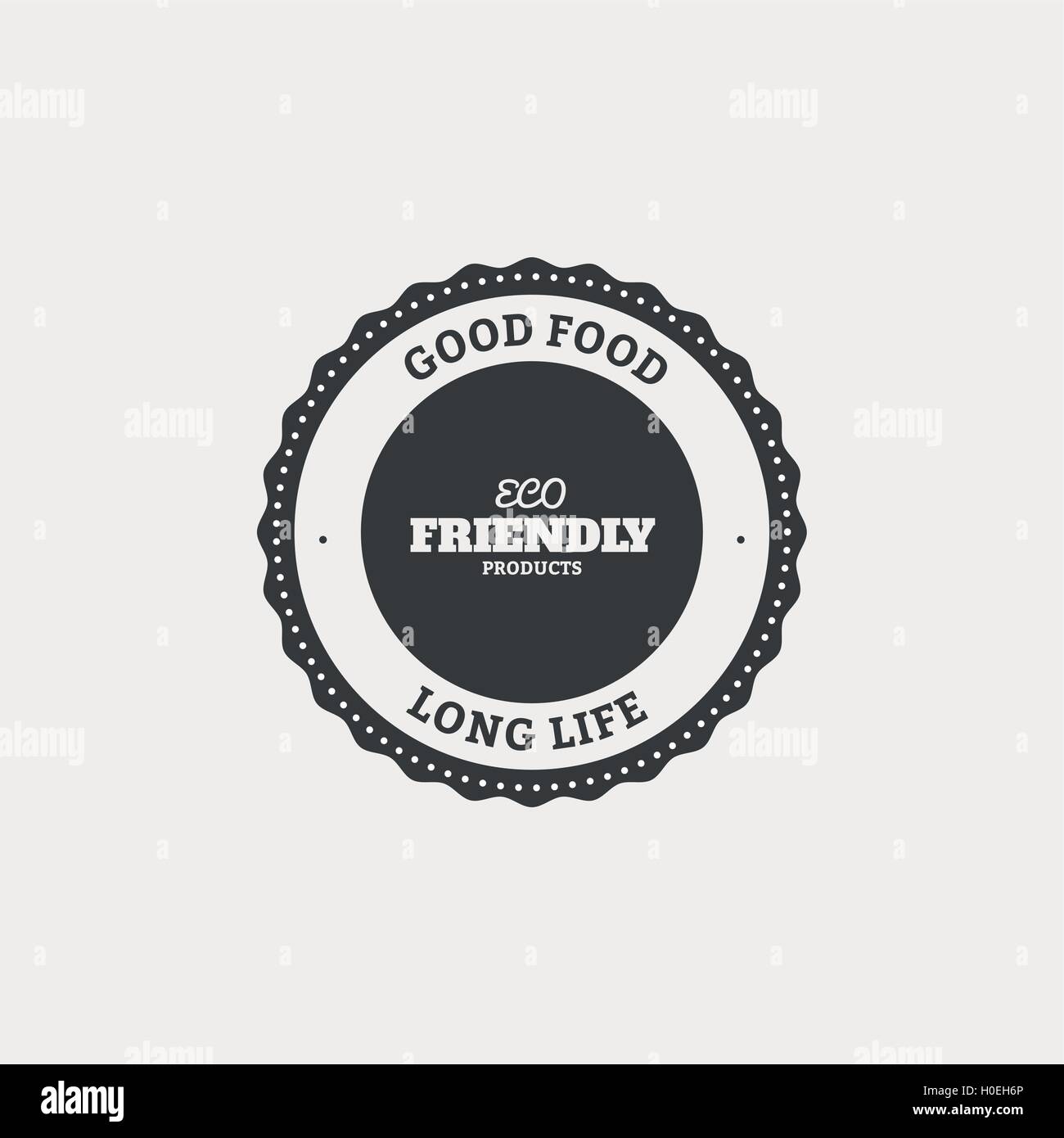 Organic food label Stock Vector Image & Art - Alamy