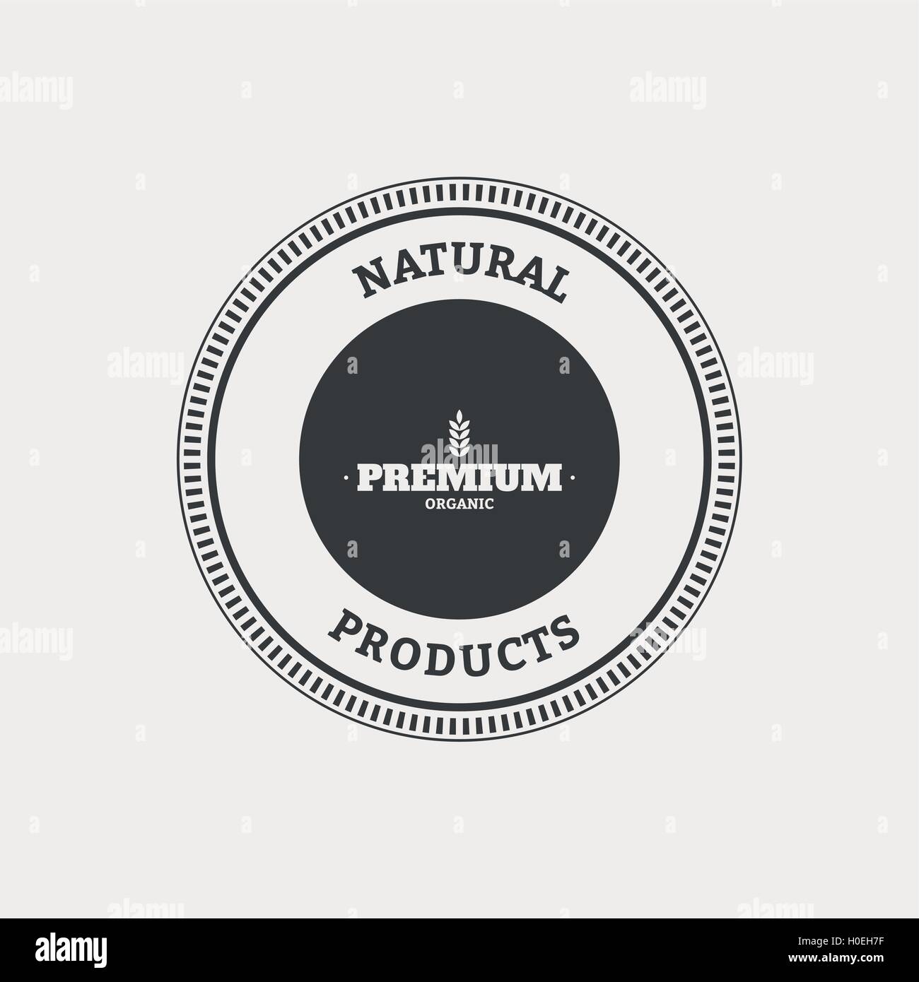 Organic food label Stock Vector Image & Art - Alamy
