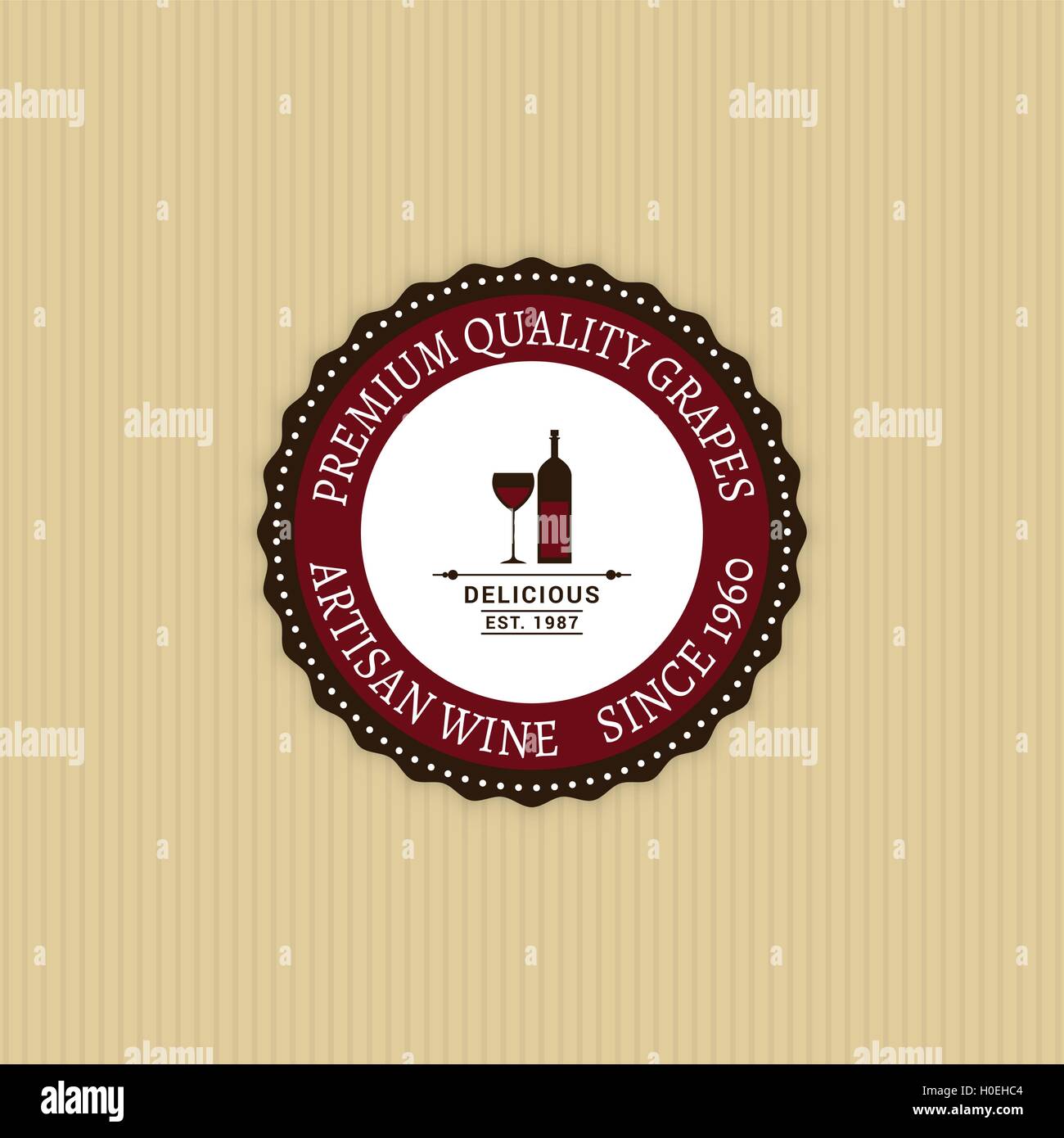 Delicious Wine Label Stock Vector Image & Art Alamy
