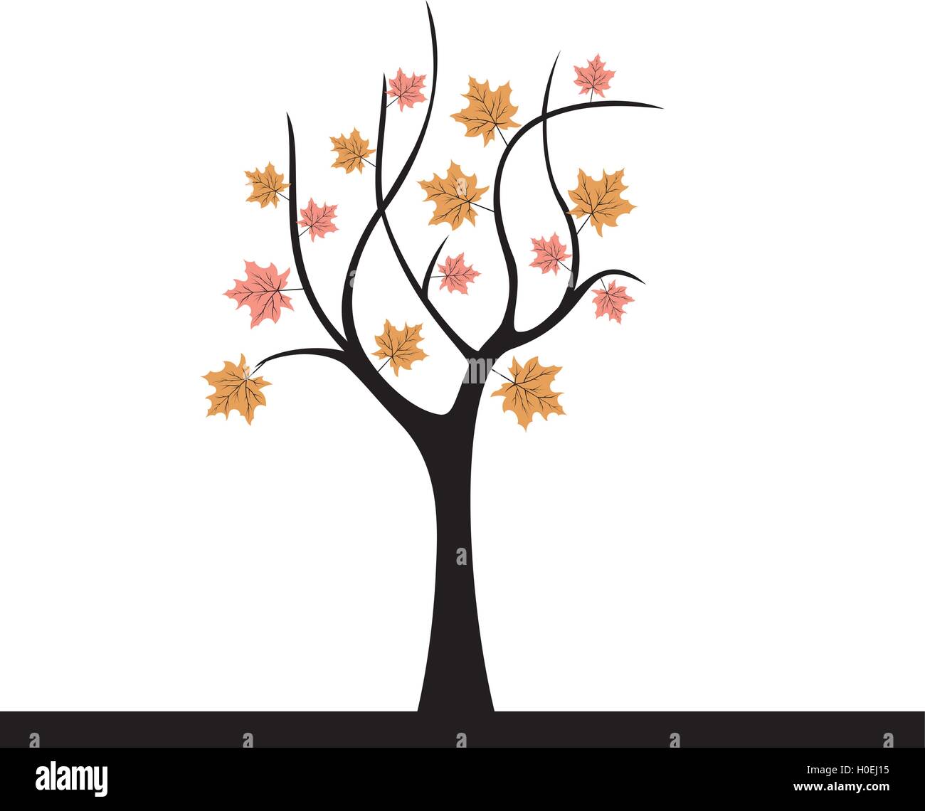 Abstract Cute Tree Stock Vector Image & Art - Alamy