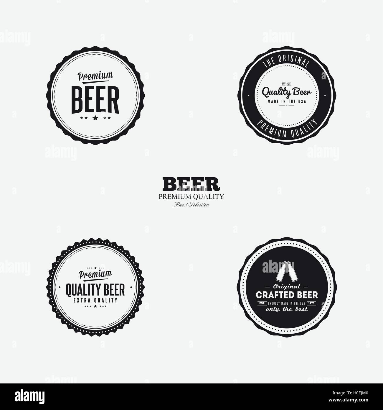 Sweet Beer Labels Stock Vector Image & Art Alamy