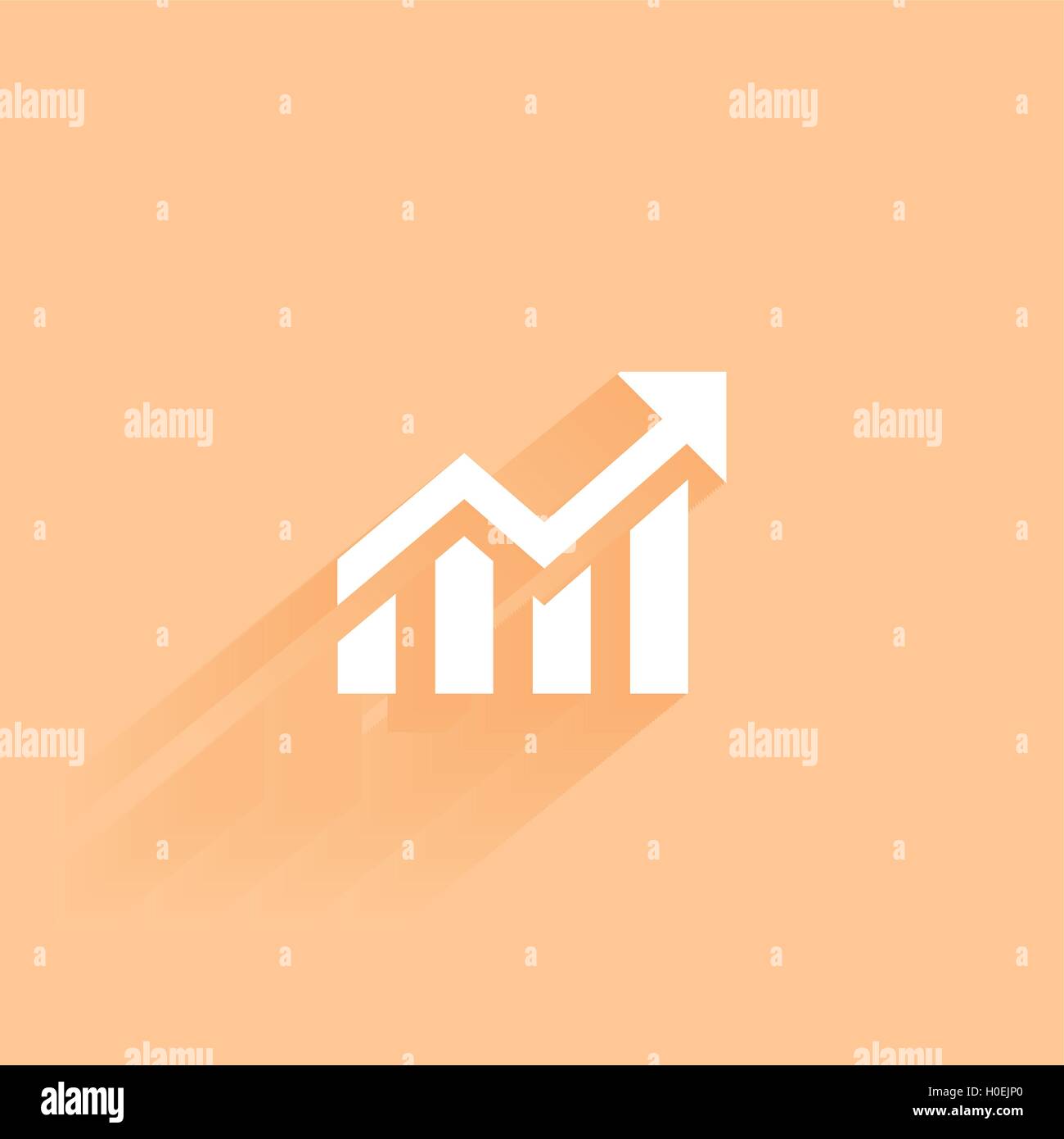 Vector illustration increase money icon Stock Vector Images - Alamy