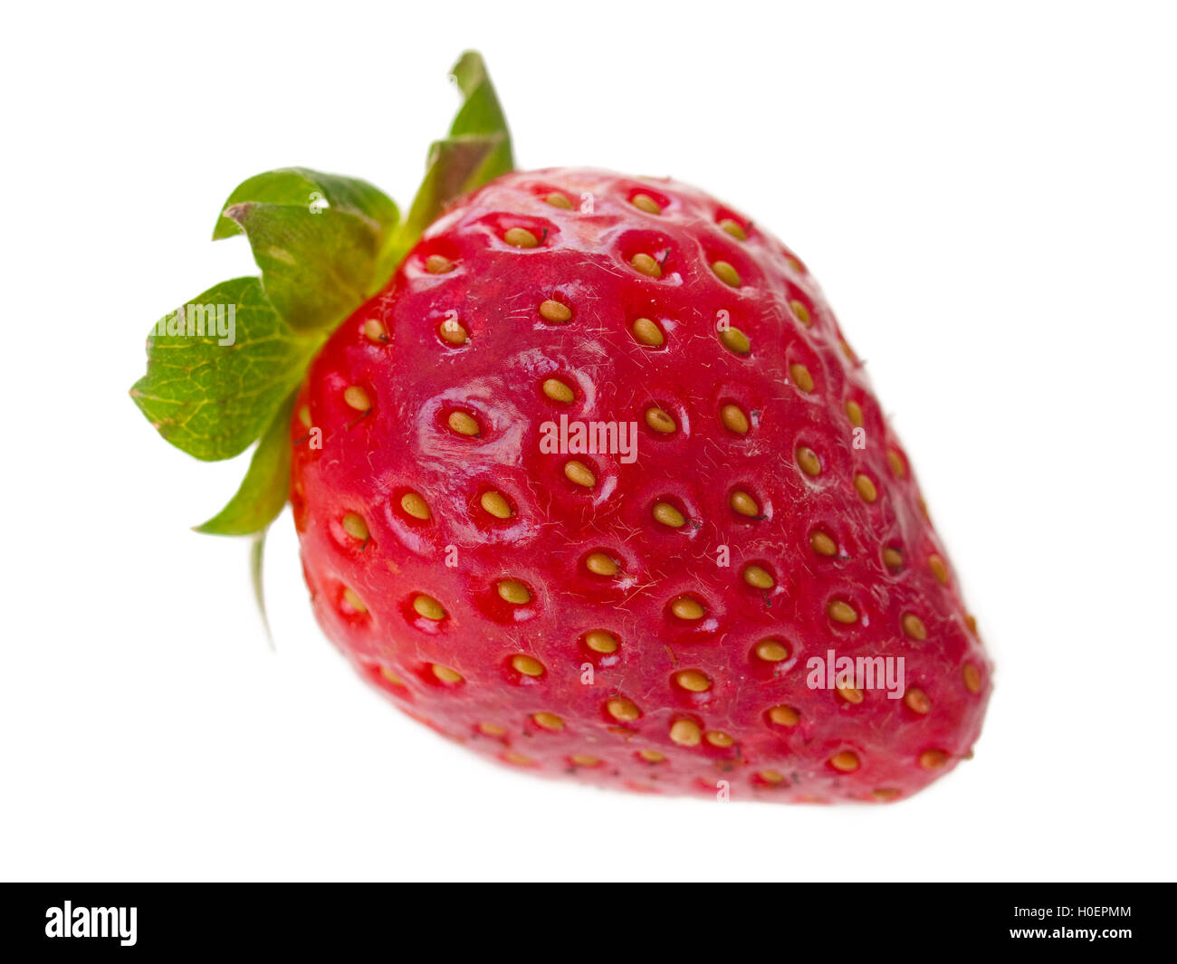 Strawberry isolated on white background Stock Photo - Alamy