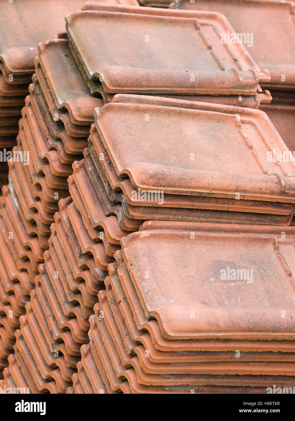 Ceramic roof tiles hires stock photography and images Alamy