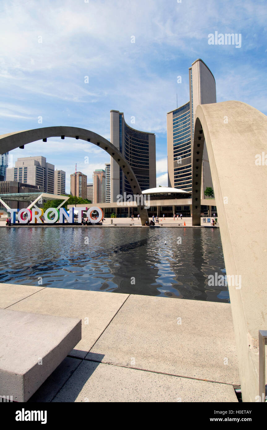 Toronto City Hall in Ontario, Canada Stock Photo