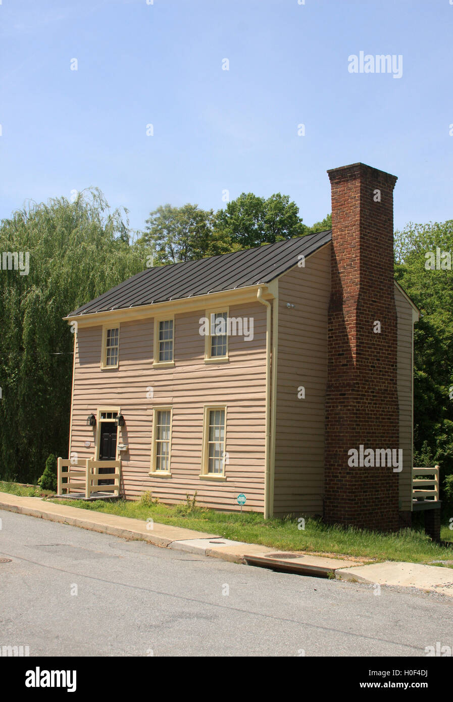 Old house in historical district of Lynchburg, Virginia, USA Stock Photo