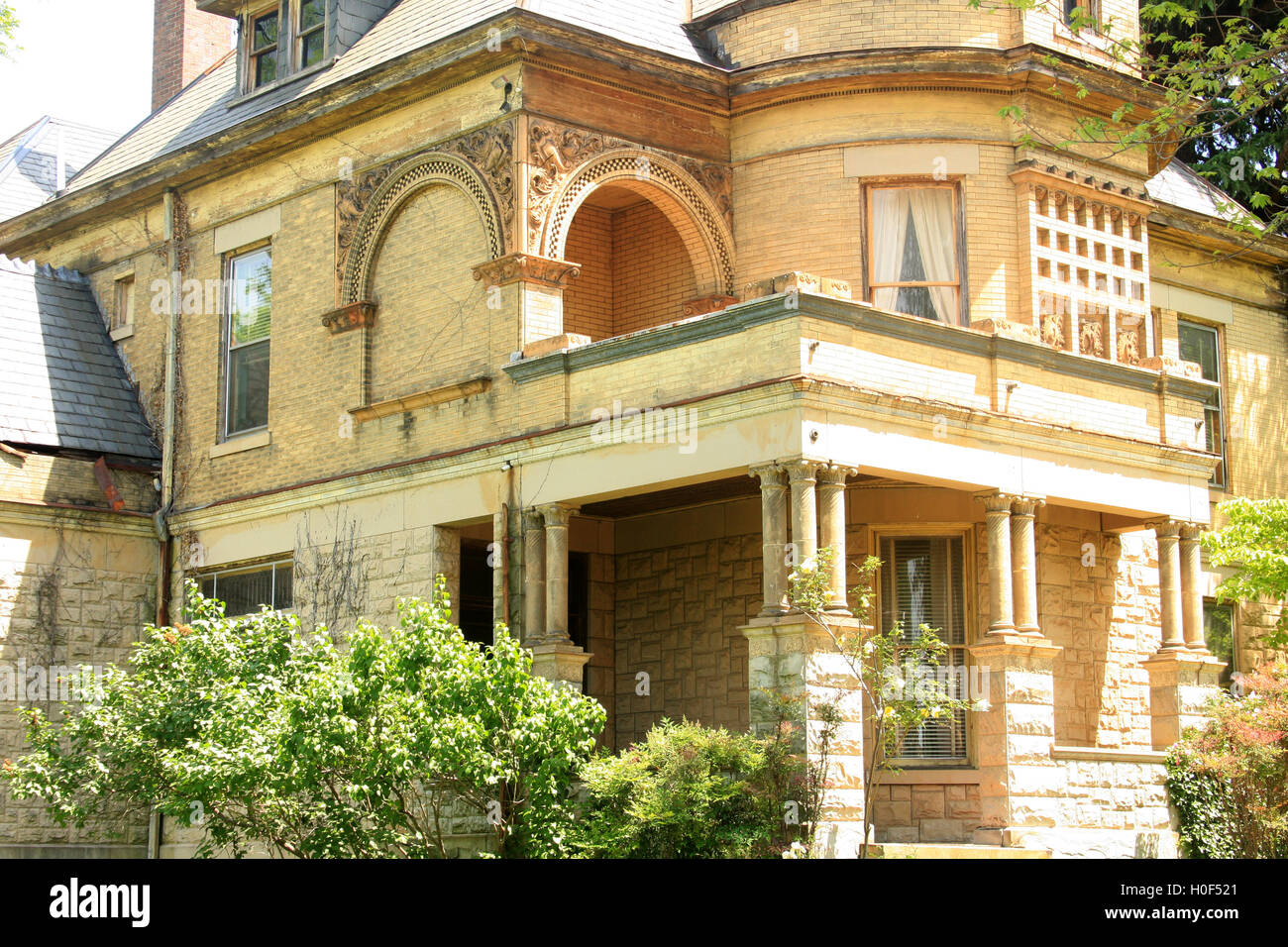 House in historic district of Lynchburg, Virginia Stock Photo Alamy