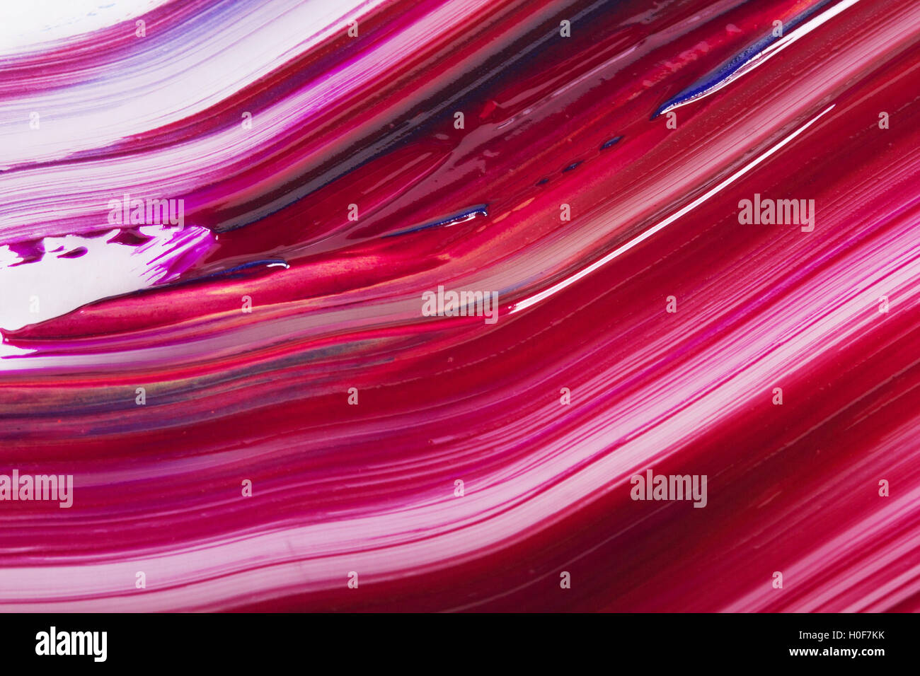 Purple brush stroke on a white background Stock Photo - Alamy