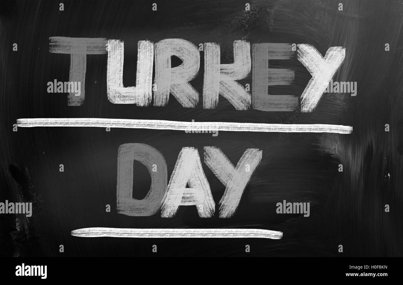 Turkey Day Concept Stock Photo