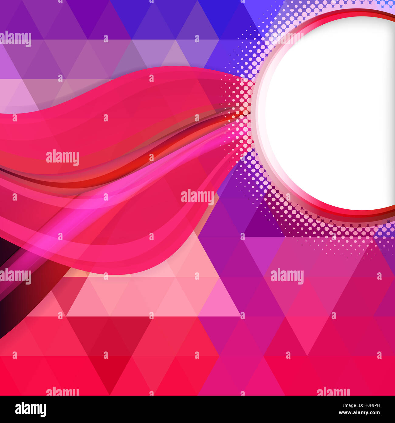 Abstract colorful triangle pattern background. Vector Stock Photo - Alamy