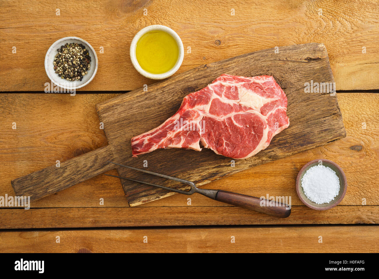 Rib eye steak Stock Photo Alamy
