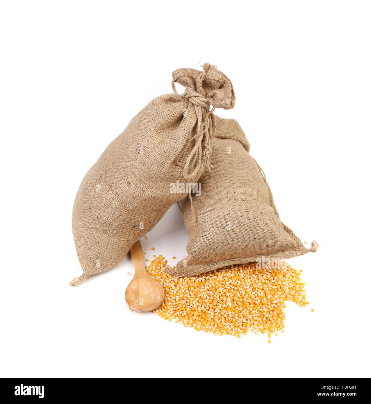 Sack of maize Cut Out Stock Images & Pictures Alamy