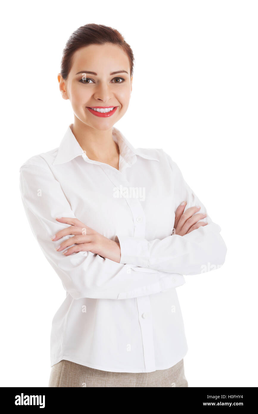 Portrait of beautiful business woman Stock Photo - Alamy