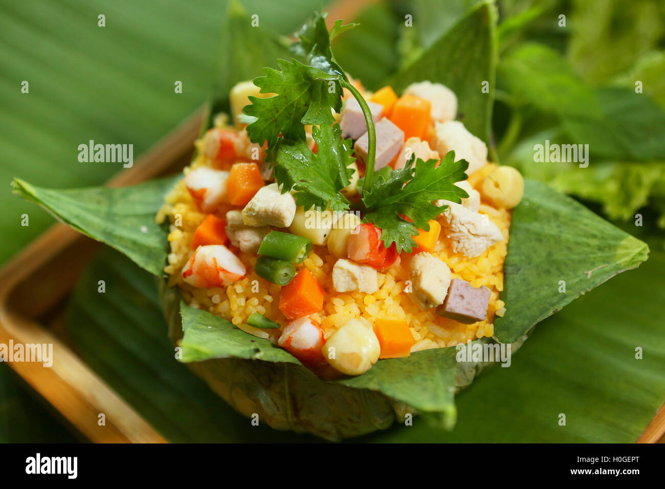 A Vietnamese traditional Lotus fried rice from Hue Stock Photo - Alamy