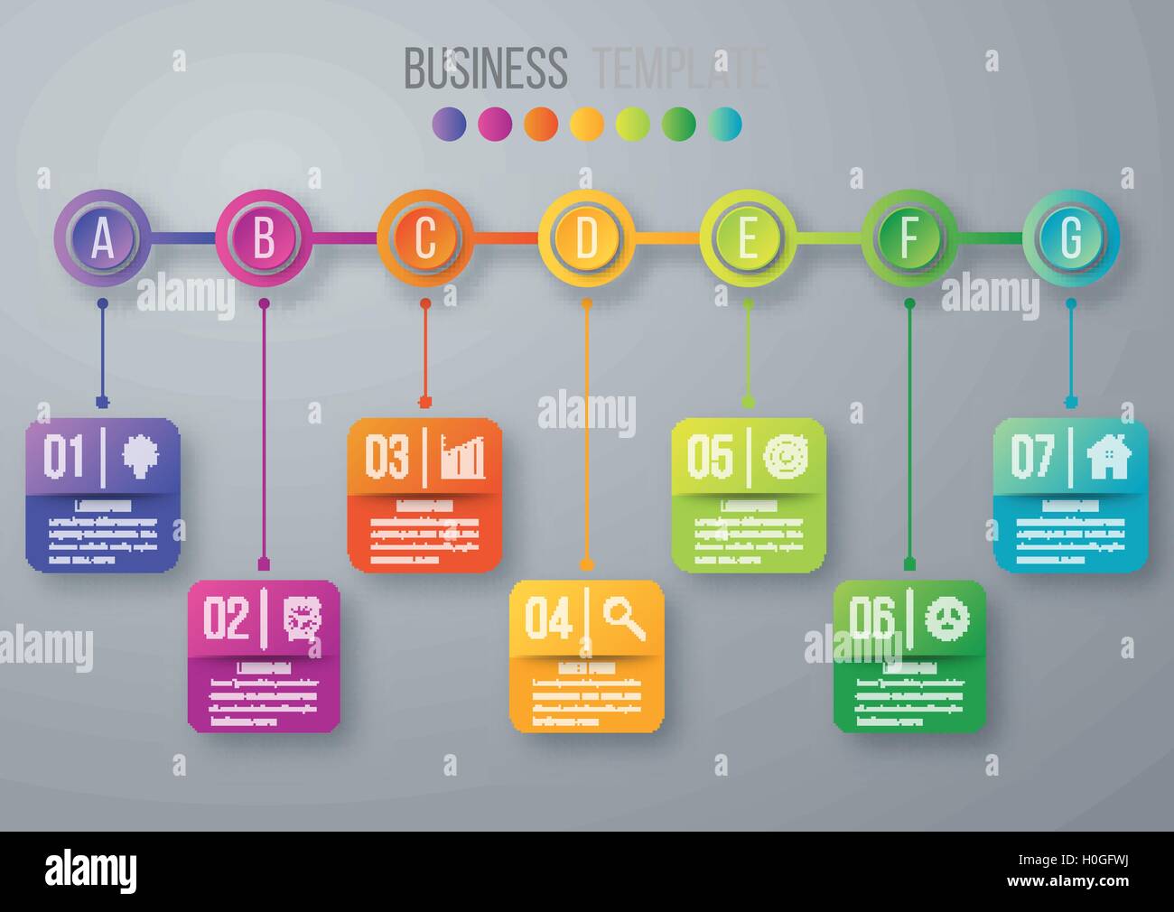 Vector illustration infographic timeline Stock Vector Image & Art - Alamy