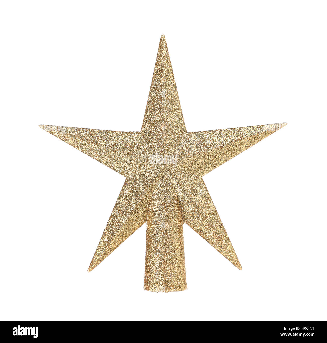 Silver star christmas decoration Stock Photo - Alamy