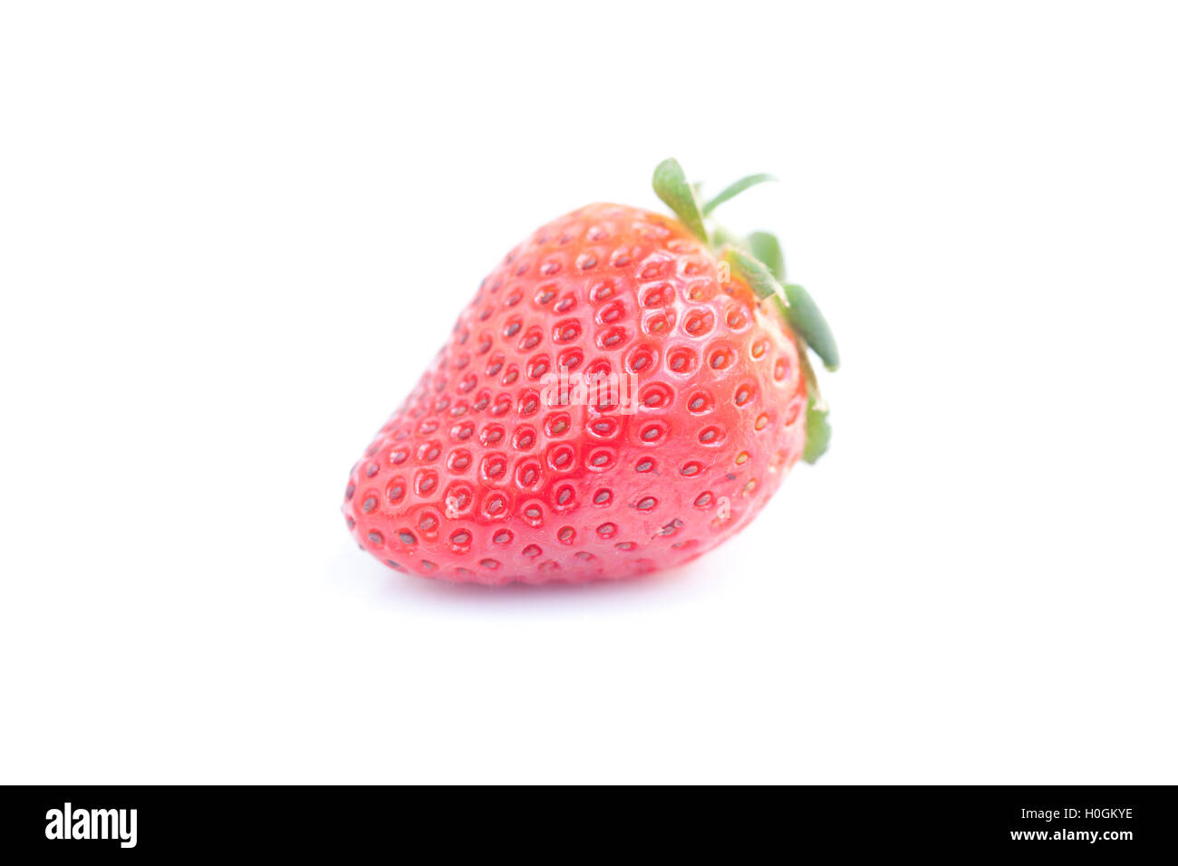 Beautiful ripe strawberry isolated on white Stock Photo - Alamy