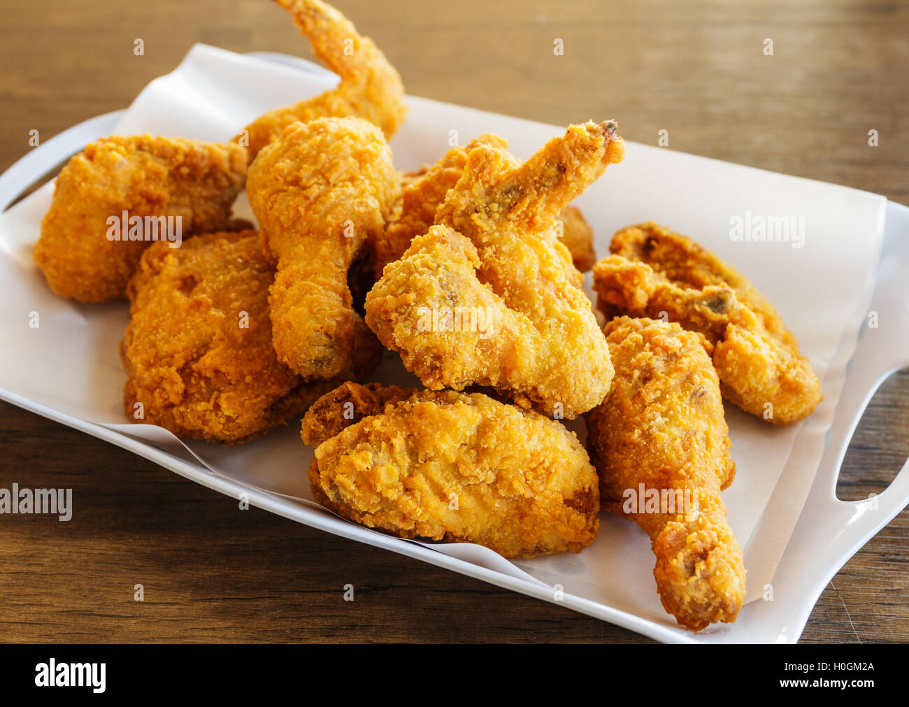Crispy chicken Stock Photo