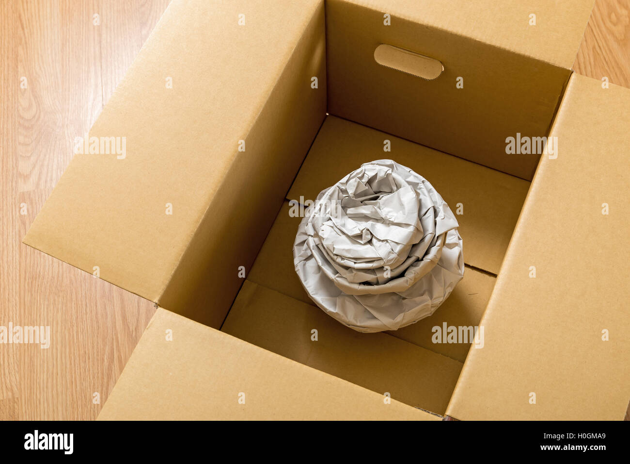 Parcel delivery Stock Photo