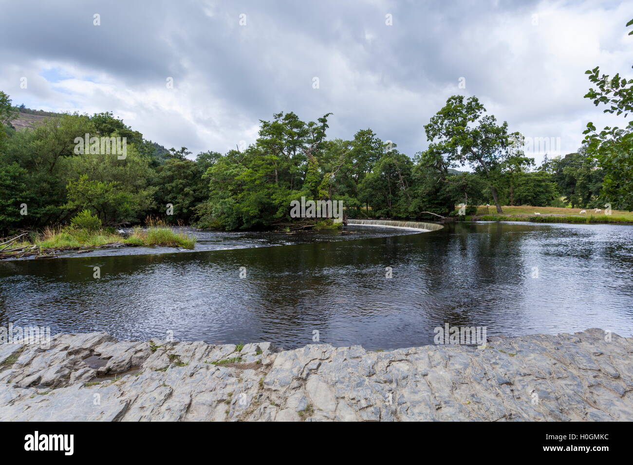 Horseshoe Falls on the river Dee which helps to control the flow of