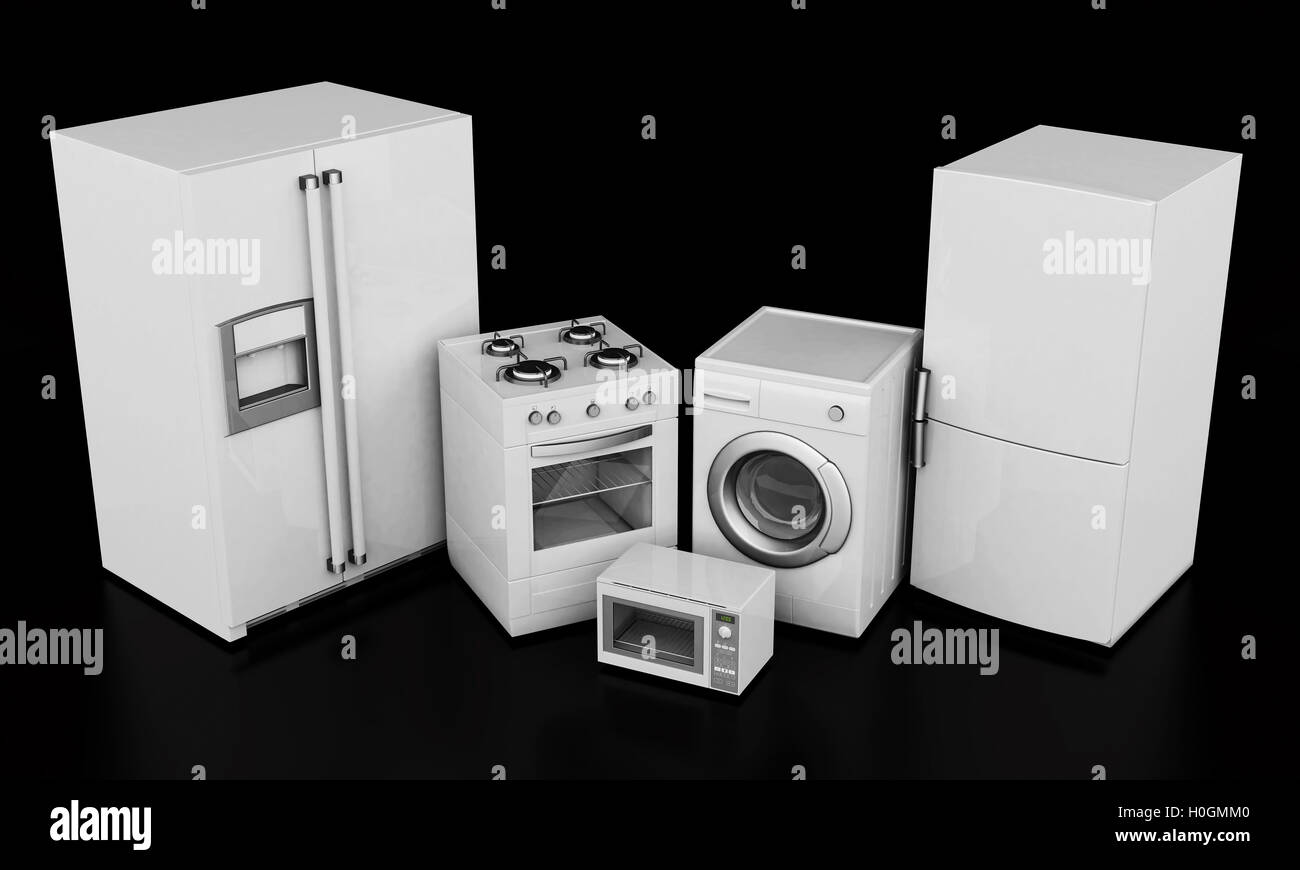 household appliances Stock Photo