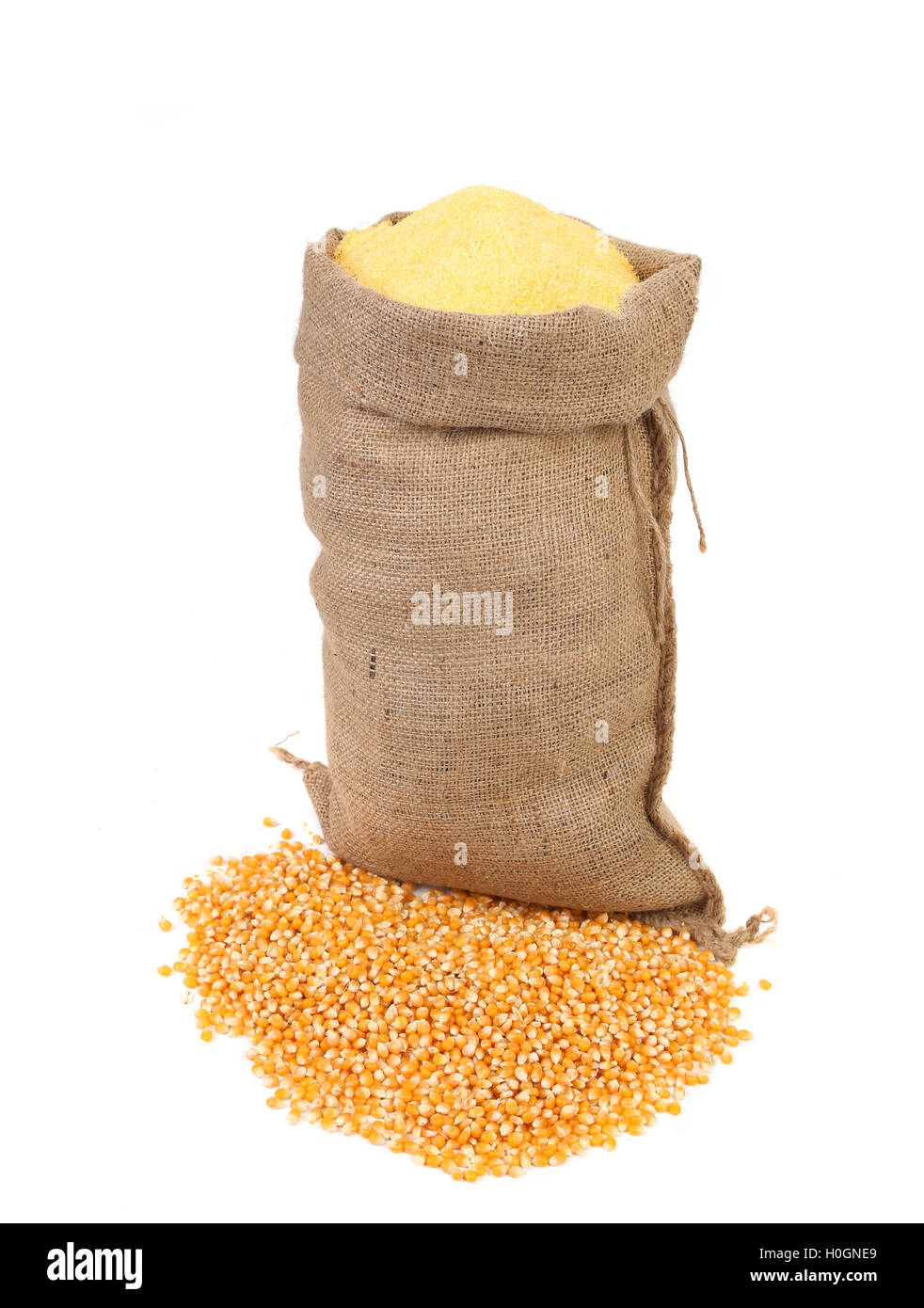 Sack of maize Cut Out Stock Images & Pictures Alamy