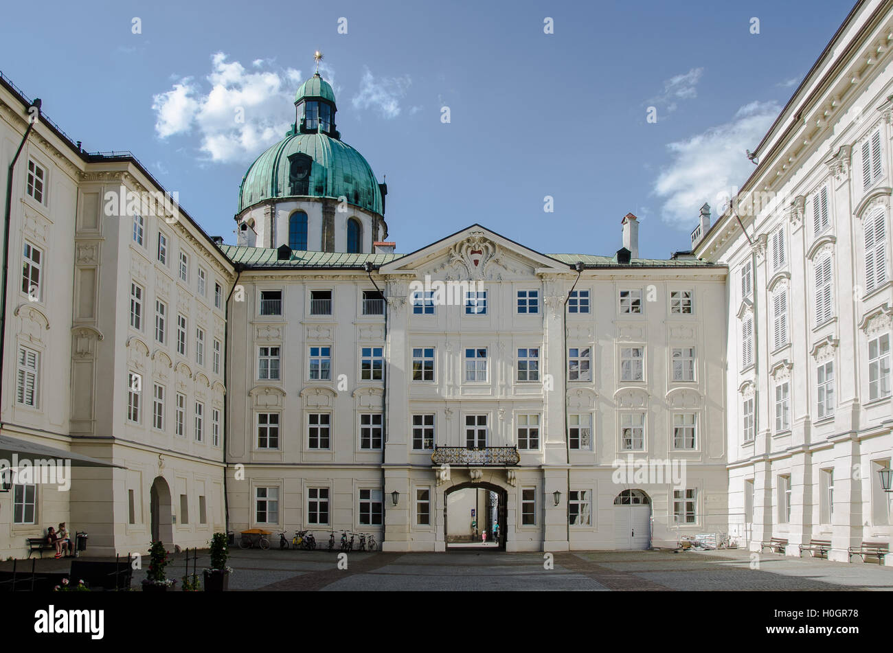 considered one of the three most significant cultural buildings in the country, along with the Hofburg Palace and Schönbrunn Stock Photo